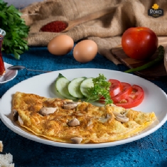 Mantar Kaşarlı Omlet