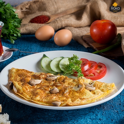 Mantar Kaşarlı Omlet