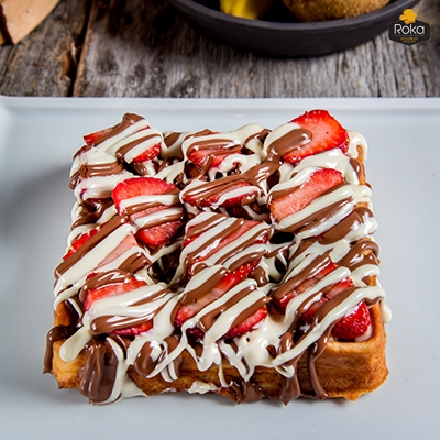 Çilekli Waffle